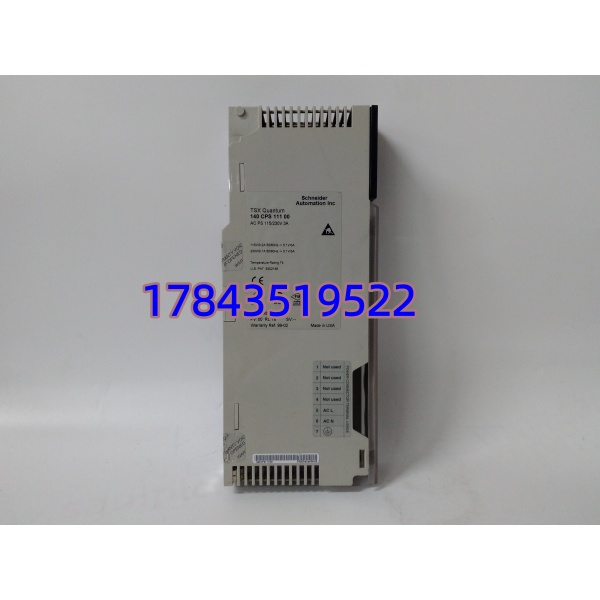 SCHNEIDER 140CPS11100 | 工业自动化控制系统备件 一年质保