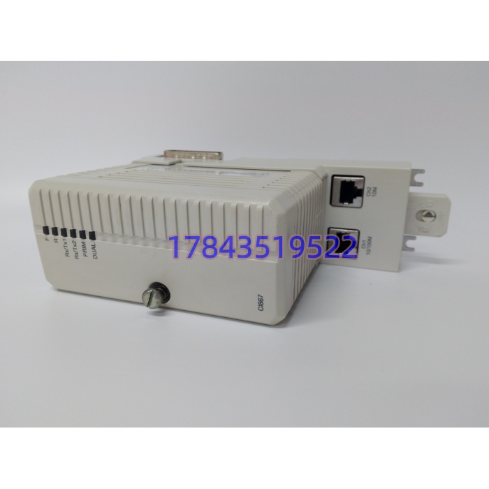 ABB CI867K01 3BSE043660R1 | 70从站/8主站双RJ45冗余测试好件 - 图片 4