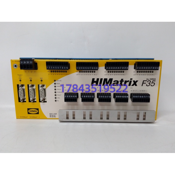 HIMA F35 982200416 | HIMatrix紧凑型SIL3安全控制器 24DI+8DO+8AI
