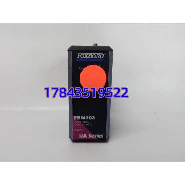 FBM203 P0914SV Foxboro | 热电阻输入卡 通道隔离 支持Pt100 全新原装 - 图片 4