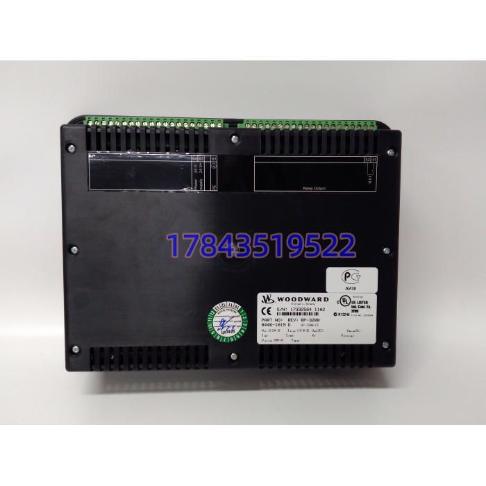 Woodward 8446-1019 | 505D数字调速控制器 2路冗余转速输入