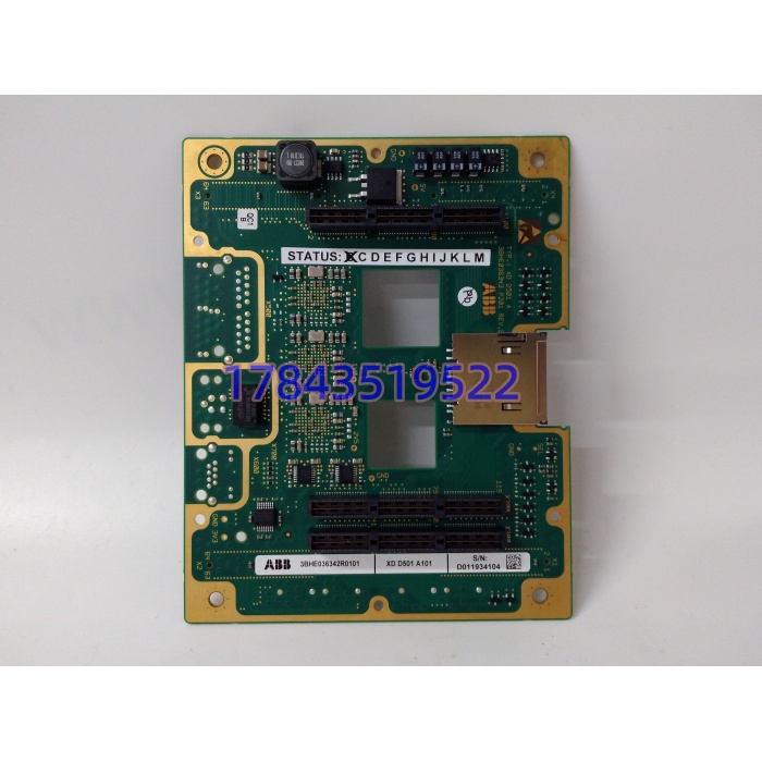 ABB XDD501A101 3BHE036342R0101 | UNITROL6000接口板