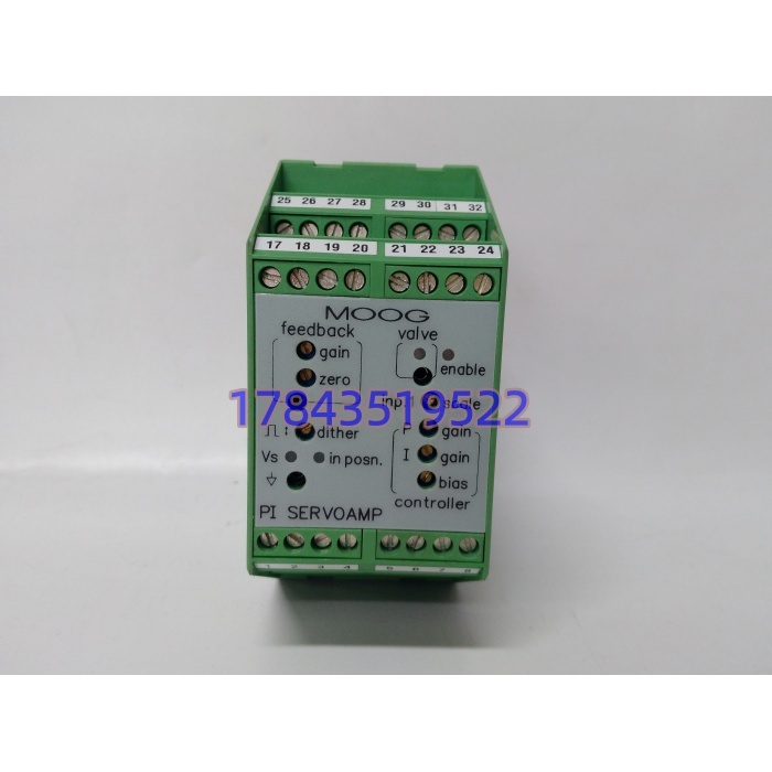 MOOG G122‑824‑002 | 穆格电液闭环控制模块 轧机 AGC 备件 - 图片 2